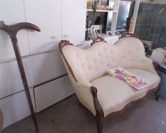 Victorian love seat