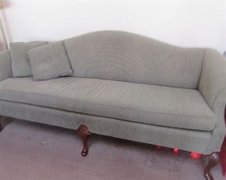 Camel back sofa
