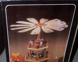 Christmas Windmill Pyramid Carousel