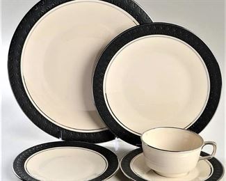 Fine China Midnight Mist by Franciscan Service  Full Service for 11  extras