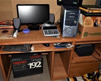 Oak PC Desk