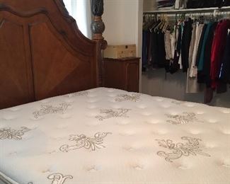 Stearns and Foster king mattress and box springs