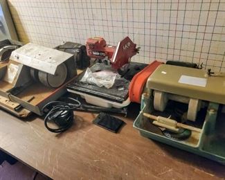 Mk-170 Tile Table Saw and other tools