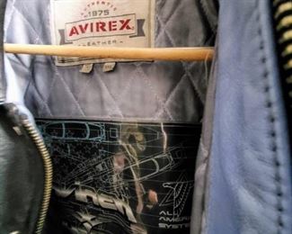  authentic Avirex leather jacket double extra-large