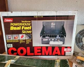 Coleman 2-Burner Powerhouse Dual-Fuel Stove Model 414 - 700