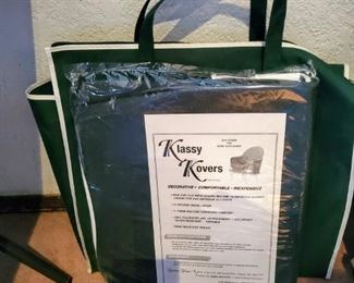 Klassy Kovers Slipcovers for Resin Patio Chairs