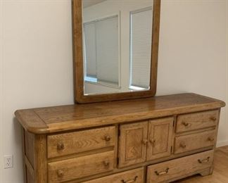 Burlington House Furniture Dresser with Mirror
