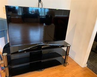 Samsung 48” Smart TV 
TV stand 