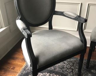 Set /2 Grey Arm Chairs