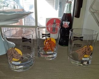 Triple Crown double old fashioned barware thoroughbred