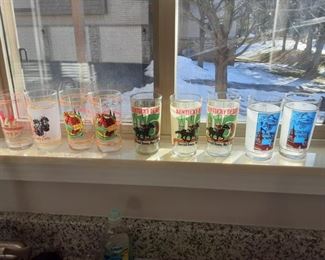 Kentucky Derby mint julep glasses