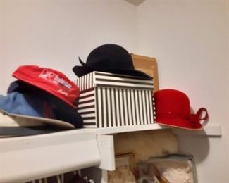 Collection of vintage women's hats
