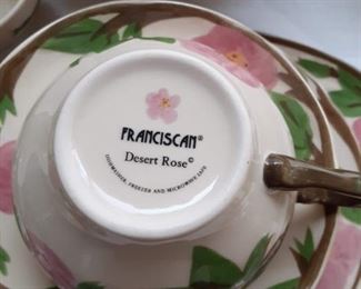 Franciscan Desert Rose China dishwasher safe
