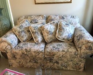 Love seat matches sofa