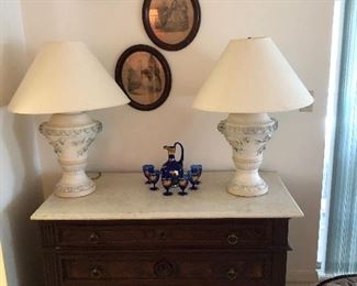 Two lovely dimensional lamps