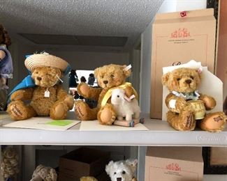 Steiff bears all with Coas