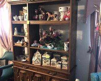 bookshelf, home decor, figurines