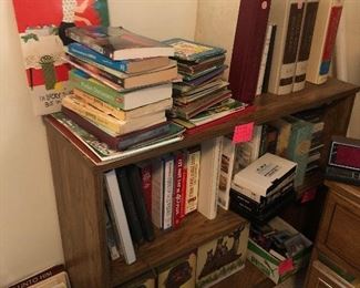 bookcase, books
