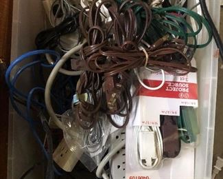 power strips, extension cords