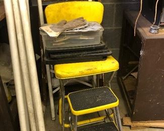 vintage kitchen step stool