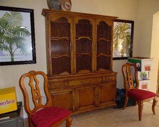 Large display cabinet with lots of storage by Karges