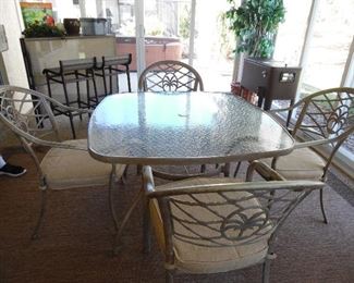 Lanai Dinette Set. Can also be used outdoors