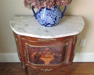 Italian Inlaid Marble Top Accent Furniture