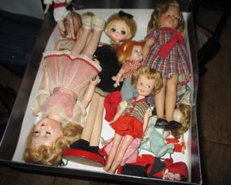 Vintage Dolls Shirley Temple, Ginnie, Mod  and More