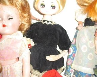 Vintage Dolls Shirley Temple, Ginnie, Mod  and More