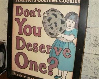 McAlister's gourmet cookie sign