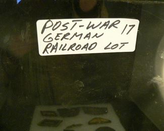 post war German railroad lot