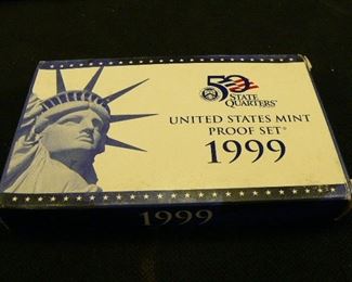 united states mint proof set 1999
