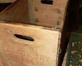 Canada dry wooden box