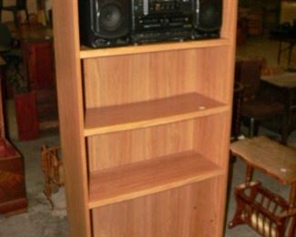 stereo and shelf