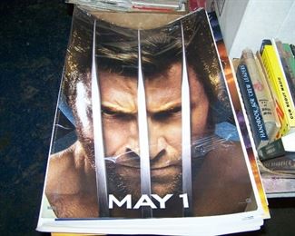 stack of movie posters