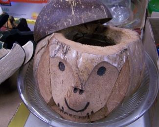 coconut carved bowl