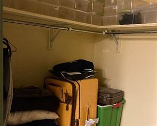 Luggage, Plastic Shoe Boxes