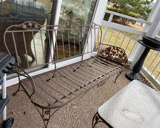 Metal Patio Sofa