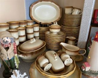 Mikasa "Whole Wheat" Dishes, Fisherman Nutcracker