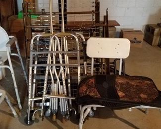 Handicap Supplies and working hospital bed