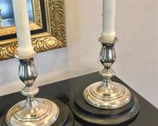 Weighted Sterling Candlesticks (pair)
