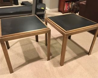 Modern Black Top Square Cocktail Tables
