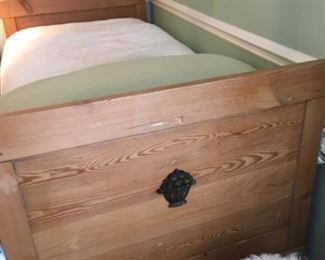 Antique French Style Pine Bed
Twin Mattress & Box Springs
