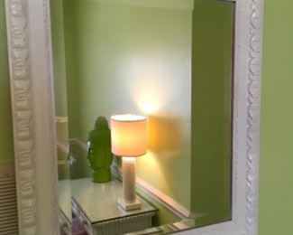 Vintage Frame White Mirror
