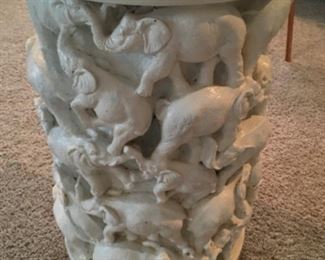 Decorative Elephant Column
