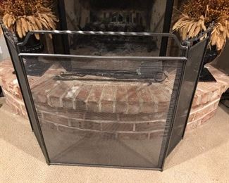Fireplace Screen 
With Cross Bar
