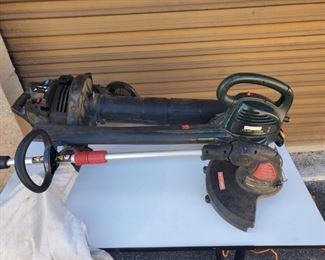 Craftsman power tools for yard work Leaf blower and weed wacker