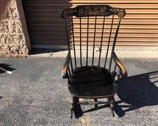 Hitchcock rocking chair vintage