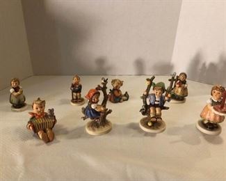 Hummels including Apple Tree Boy and Girl