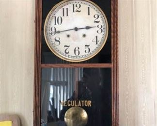 Regulator wall clock Vintage